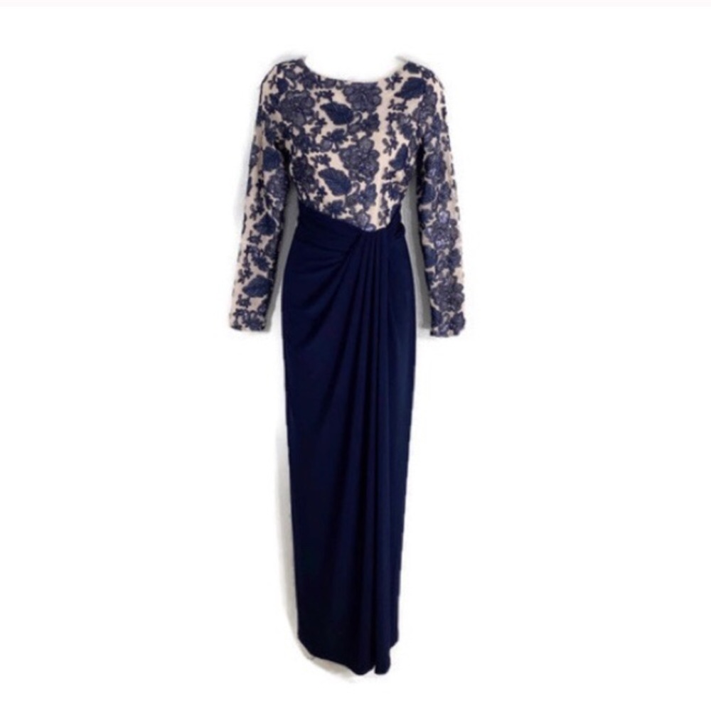 NWT LAUREN Ralph Lauren Sequin & Mesh Gown